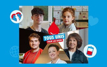 Le 14 juin, à l'occasion de la Journée Mondiale du Donneur de Sang, votre centre s'associe à l'Établissement Français du Sang pour vour rappeler que chaque don compte.