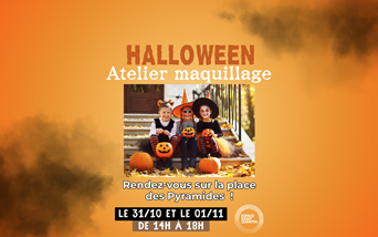 Atelier maquillage d'Halloween