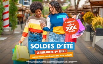 Nous vous remboursons vos achats des soldes !