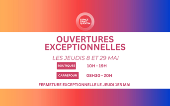 Ouvertures exceptionnelles !